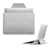 Moft MB002-1-16-WDGY, Laptop Sleeve Case & - Laptop Stand for 15-16 inch - Gray
